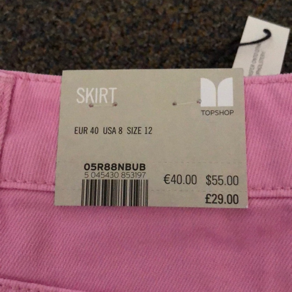 TOPSHOP DENIM SKIRT - Picture 2 of 3